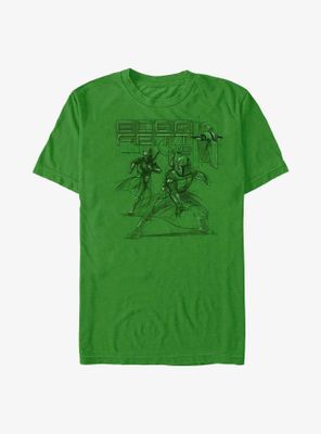 Star Wars: The Book Of Boba Fett Fennec & New Outlaw Overlords T-Shirt