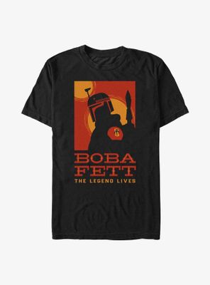 Star Wars: The Book Of Boba Fett Posterized Legend T-Shirt