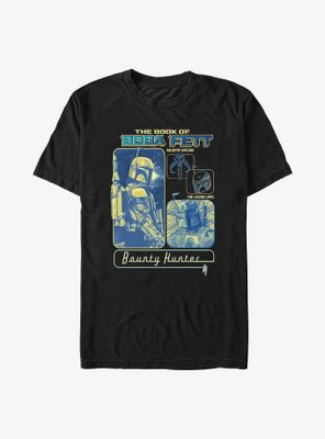 Star Wars: The Book Of Boba Fett Bounty Hunter Panels T-Shirt