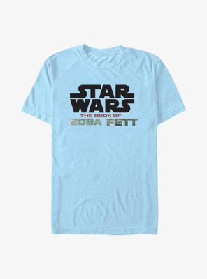 Star Wars: The Book Of Boba Fett Large Wars Logo T-Shirt