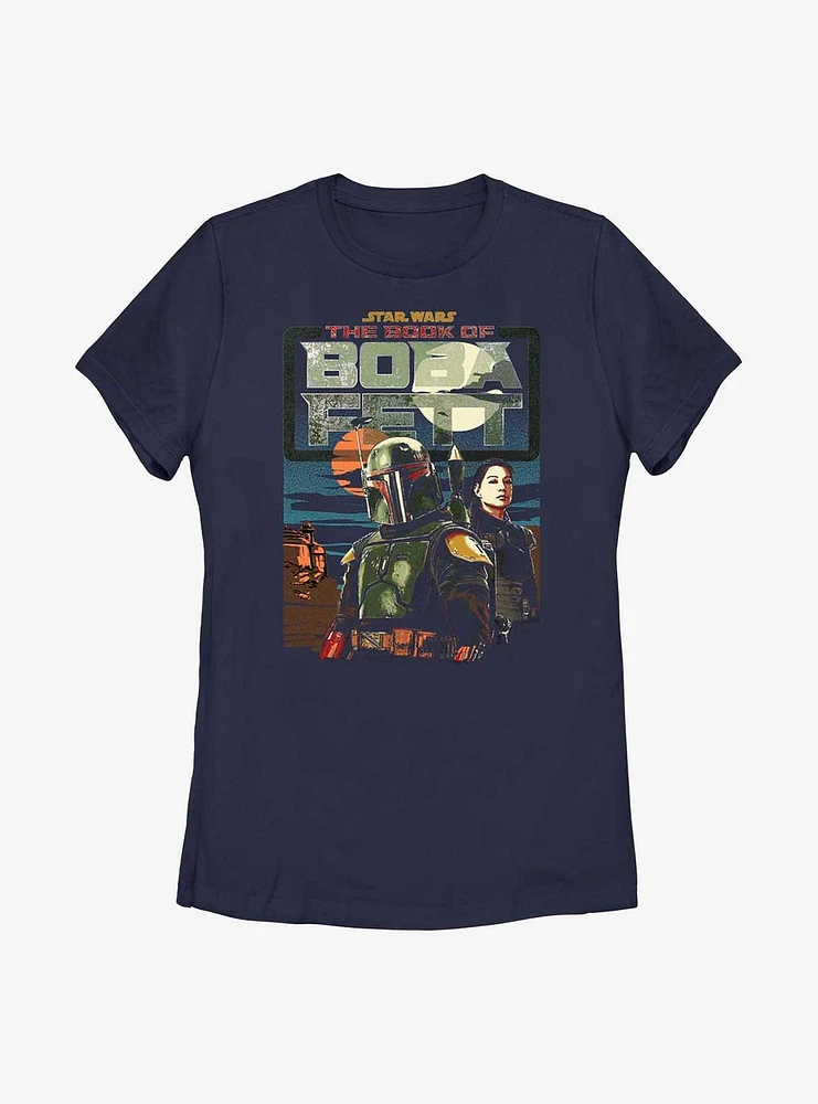 Star Wars: The Book Of Boba Fett Bounty Hunter Buddies Womens T-Shirt