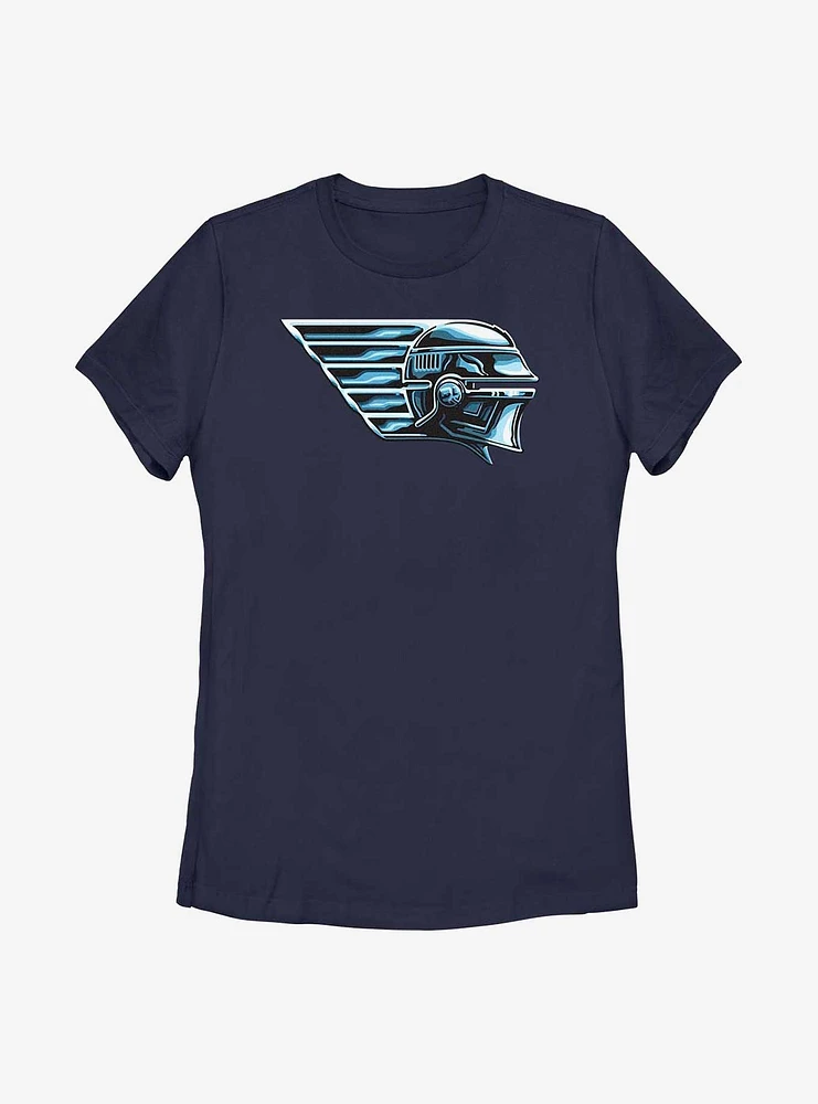 Star Wars: The Book Of Boba Fett Chrome Fennec Helmet Womens T-Shirt