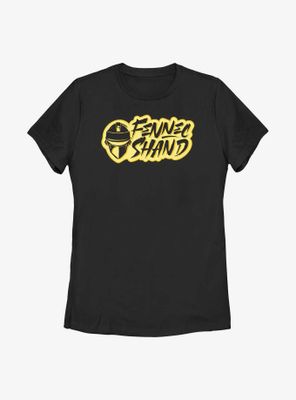 Star Wars: The Book Of Boba Fett Fennec Shand Text Logo Womens T-Shirt