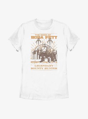 Star Wars: The Book Of Boba Fett Bounty Hunter Throne Womens T-Shirt