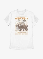 Star Wars: The Book Of Boba Fett Bounty Hunter Throne Womens T-Shirt