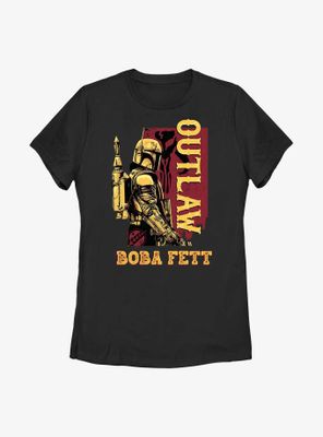 Star Wars: The Book Of Boba Fett Outlaw Womens T-Shirt