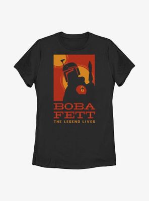 Star Wars: The Book Of Boba Fett Posterized Legend Womens T-Shirt