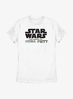 Star Wars: The Book Of Boba Fett Large Wars Logo Womens T-Shirt