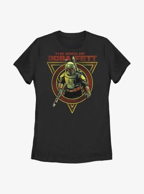 Star Wars: The Book Of Boba Fett Centered Title Womens T-Shirt