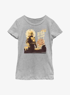 Star Wars: The Book Of Boba Fett Lives! Youth Girls T-Shirt