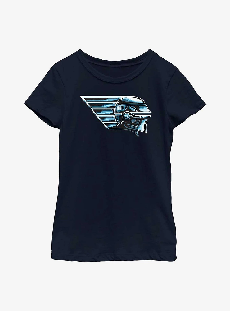 Star Wars: The Book Of Boba Fett Chrome Fennec Helmet Youth Girls T-Shirt