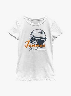 Star Wars: The Book Of Boba Fett Fennec Helmet Youth Girls T-Shirt