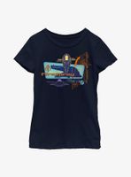 Star Wars: The Book Of Boba Fett Firespray Blueprint Youth Girls T-Shirt