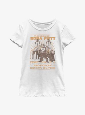 Star Wars: The Book Of Boba Fett Bounty Hunter Throne Youth Girls T-Shirt