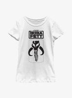 Star Wars: The Book Of Boba Fett Mandalorian Skull Logo Youth Girls T-Shirt