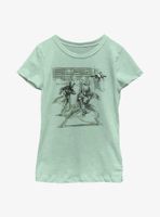 Star Wars: The Book Of Boba Fett Fennec & New Outlaw Overlords Youth Girls T-Shirt