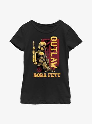 Star Wars: The Book Of Boba Fett Outlaw Youth Girls T-Shirt