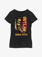 Star Wars: The Book Of Boba Fett Outlaw Youth Girls T-Shirt