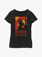 Star Wars: The Book Of Boba Fett Posterized Legend Youth Girls T-Shirt