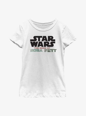 Star Wars: The Book Of Boba Fett Large Wars Logo Youth Girls T-Shirt