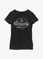 Star Wars: The Book Of Boba Fett Bring Me That Bounty Youth Girls T-Shirt