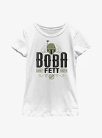 Star Wars: The Book Of Boba Fett Stylized Bounty Hunter Youth Girls T-Shirt