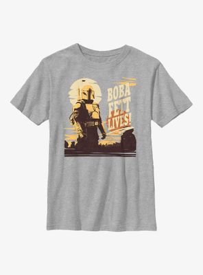 Star Wars: The Book Of Boba Fett Lives! Youth T-Shirt