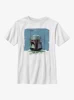 Star Wars: The Book Of Boba Fett Sketch Portrait Youth T-Shirt