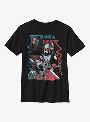 Star Wars: The Book Of Boba Fett Retro Outlaws Youth T-Shirt