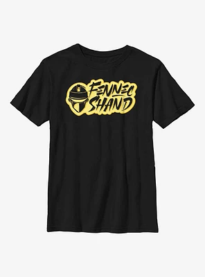 Star Wars: The Book Of Boba Fett Fennec Shand Text Logo Youth T-Shirt