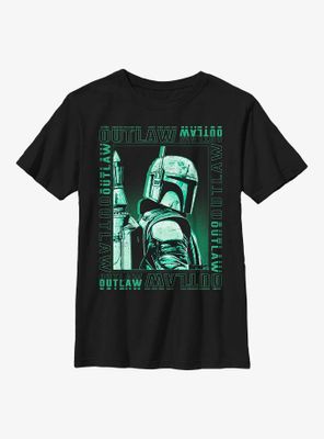 Star Wars: The Book Of Boba Fett Boxed Outlaw Youth T-Shirt