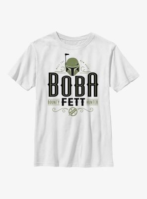 Star Wars: The Book Of Boba Fett Stylized Bounty Hunter Youth T-Shirt
