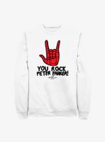 Marvel Spider-Man: No Way Home Peter Parker Rocks Sweatshirt