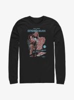 Marvel Spider-Man: No Way Home Unmasked Cover Long-Sleeve T-Shirt