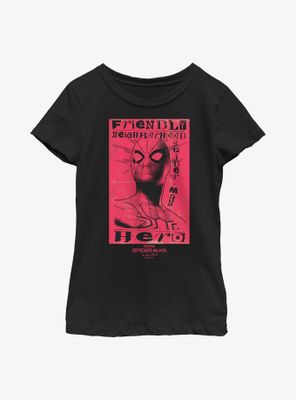 Marvel Spider-Man: No Way Home Neighborhood Hero Youth Girls T-Shirt