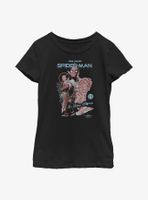 Marvel Spider-Man: No Way Home Unmasked Cover Youth Girls T-Shirt