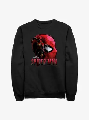 Marvel Spider-Man: No Way Home Profile Layered Portrait Sweatshirt