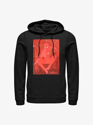 Marvel Spider-Man: No Way Home Slinging Hero Poster Hoodie