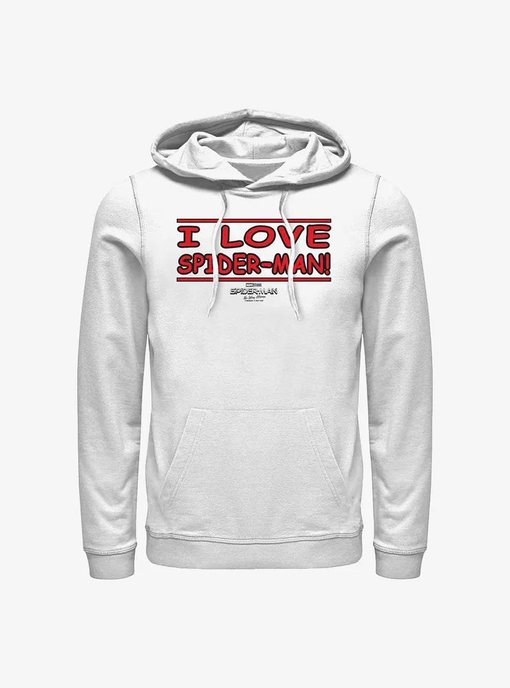 Marvel Spider-Man: No Way Home I Love Spider-Man Hoodie