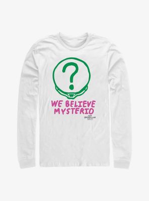 Marvel Spider-Man: No Way Home Believe Mysterio Helmet Long-Sleeve T-Shirt