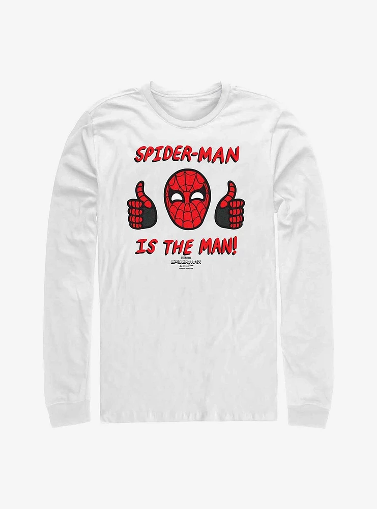 Marvel Spider-Man: No Way Home Spidey Is The Man Long-Sleeve T-Shirt