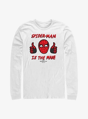 Marvel Spider-Man: No Way Home Spidey Is The Man Long-Sleeve T-Shirt