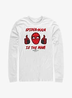 Marvel Spider-Man: No Way Home Spidey Is The Man Long-Sleeve T-Shirt