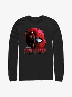 Marvel Spider-Man: No Way Home Profile Layered Portrait Long-Sleeve T-Shirt