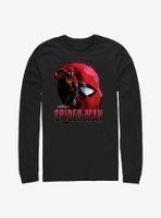 Marvel Spider-Man: No Way Home Profile Layered Portrait Long-Sleeve T-Shirt