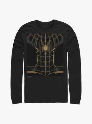 Marvel Spider-Man: No Way Home Black Suit Costume Long-Sleeve T-Shirt