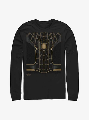 Marvel Spider-Man: No Way Home Black Suit Costume Long-Sleeve T-Shirt