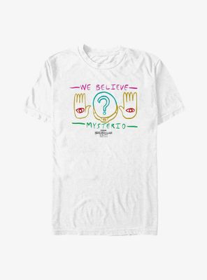 Marvel Spider-Man: No Way Home We Believe Mysterio Drawing T-Shirt