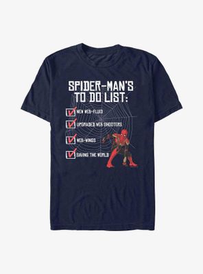 Marvel Spider-Man: No Way Home To-Do List T-Shirt
