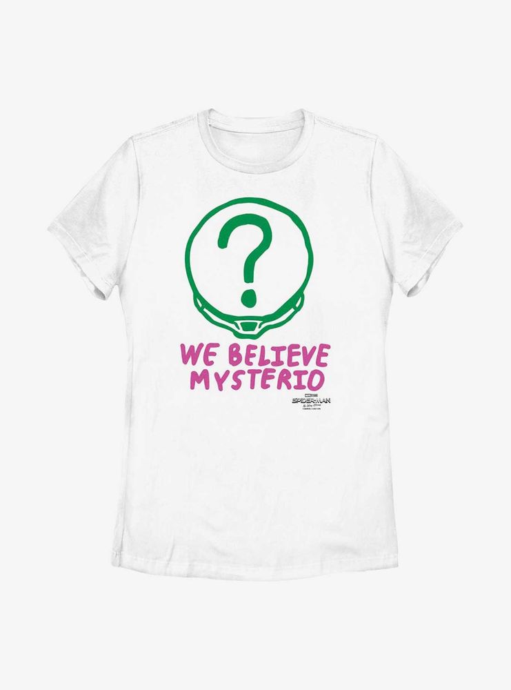 Marvel Spider-Man: No Way Home Believe Mysterio Helmet Womens T-Shirt